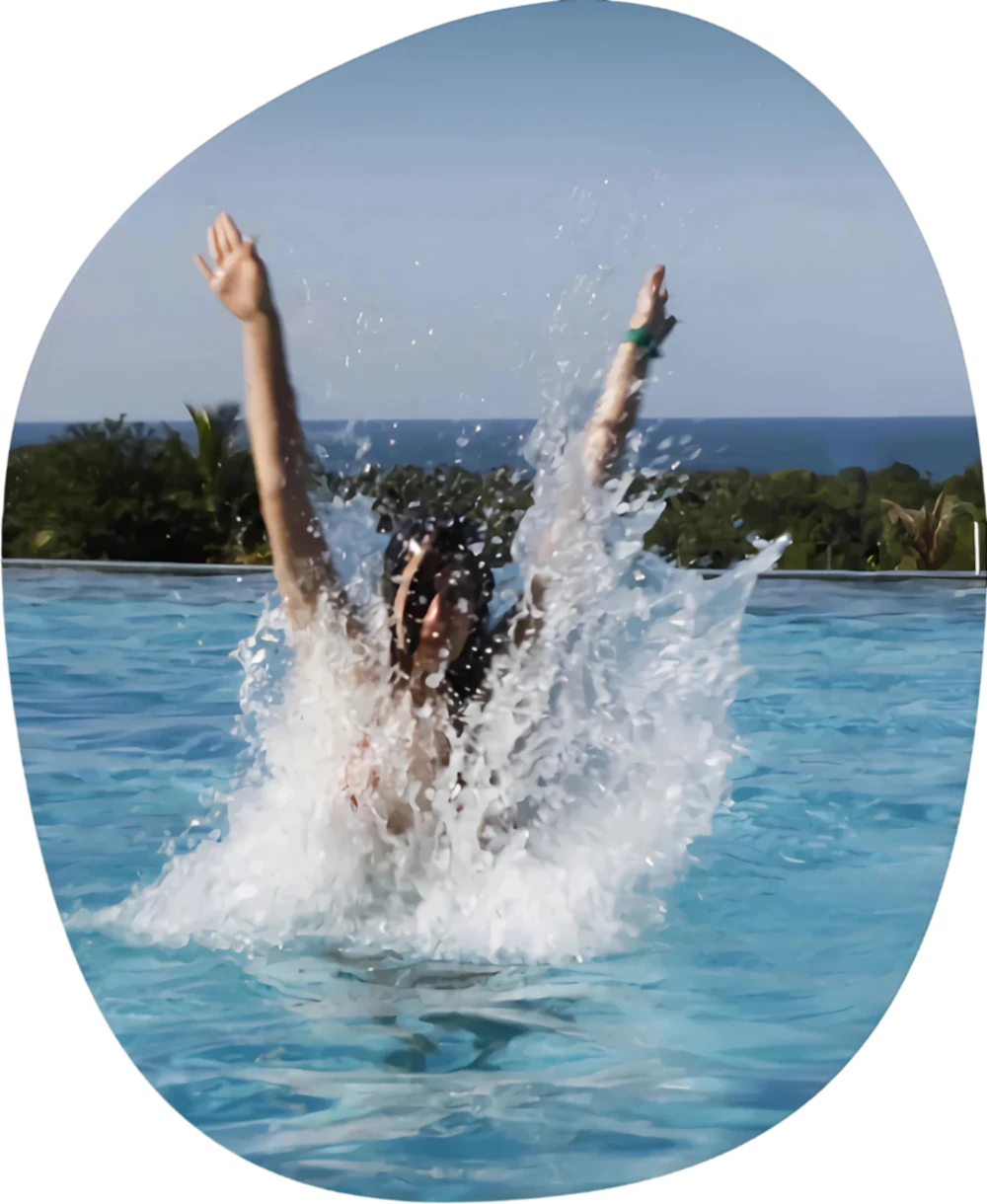 one person-in-a-swimming-pool