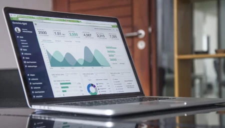 Information displayed on a laptop new